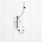 Elements 5-7/8" Polished Chrome Flared Transitional Double Prong Wall Mounted Hook YD55-587PC - alternate 1